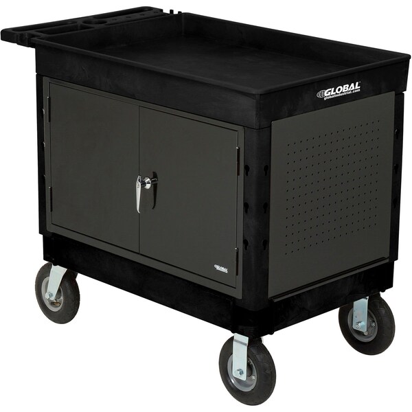 Global Industrial Workstation Cart, Plastic, 44 in L, 25-1/2 in W, 32-1/2 in H 800342 - main